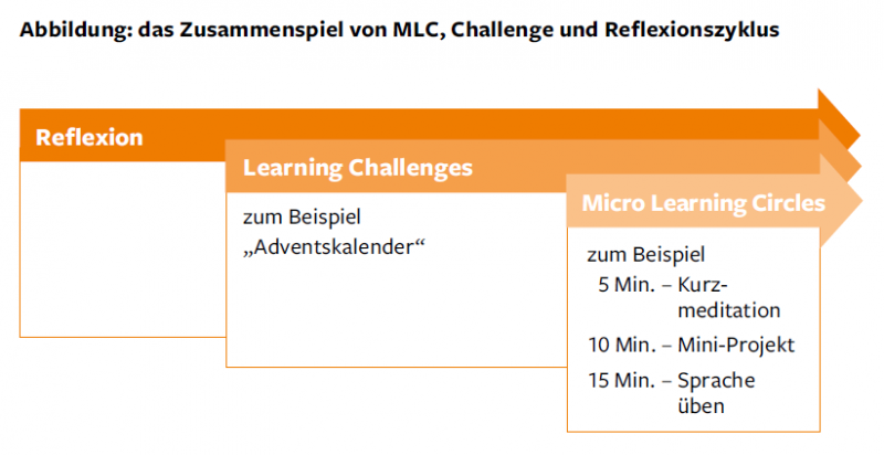Zusammenspiel von MLC, Challenge, Reflexions (Wie Micro-Learning-Cycles das lebenslange Lernen unterstützen)